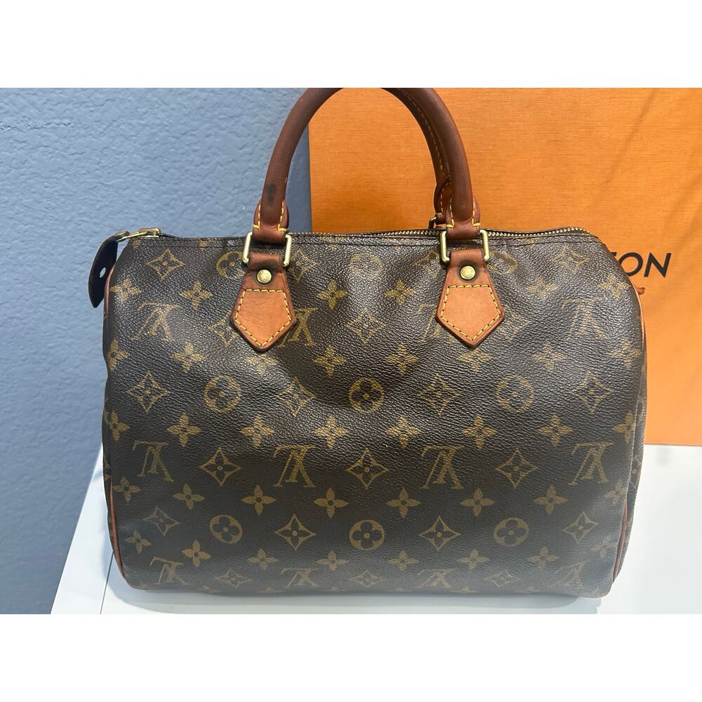 Vintage Louis Vuitton Monogram Speedy 30 Boston Handbag TH1012 (Nov. 2002) - Picture 3 of 16
